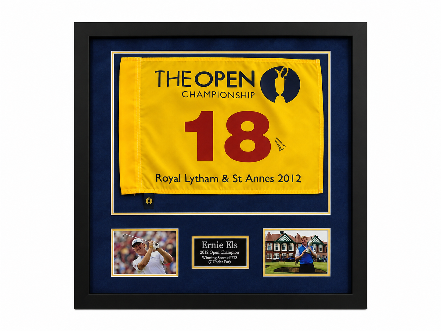 Ernie Els British Open 2012 signed Winners Flag!