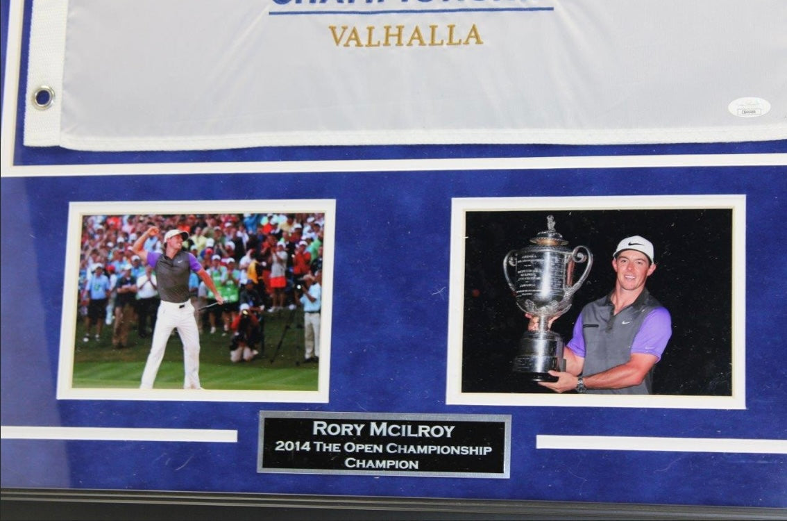 Rory McIlroy US PGA Signed Winning Flag