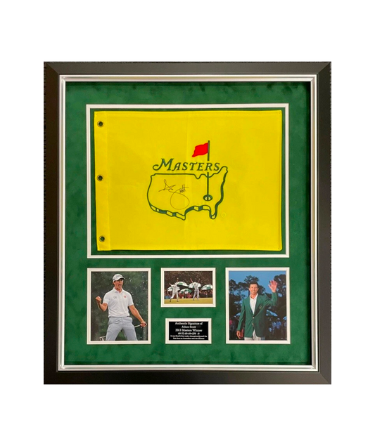 Signed Adam Scott 2013 Masters Winning Flag